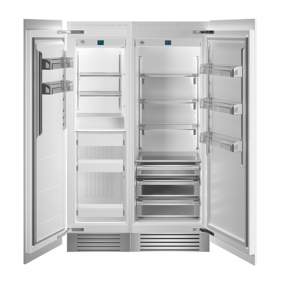 BERTAZZONI LFL6075UBPTT Εντοιχιζόμενος Ψυγειοκαταψύκτης SideBySide 135cm Λευκό